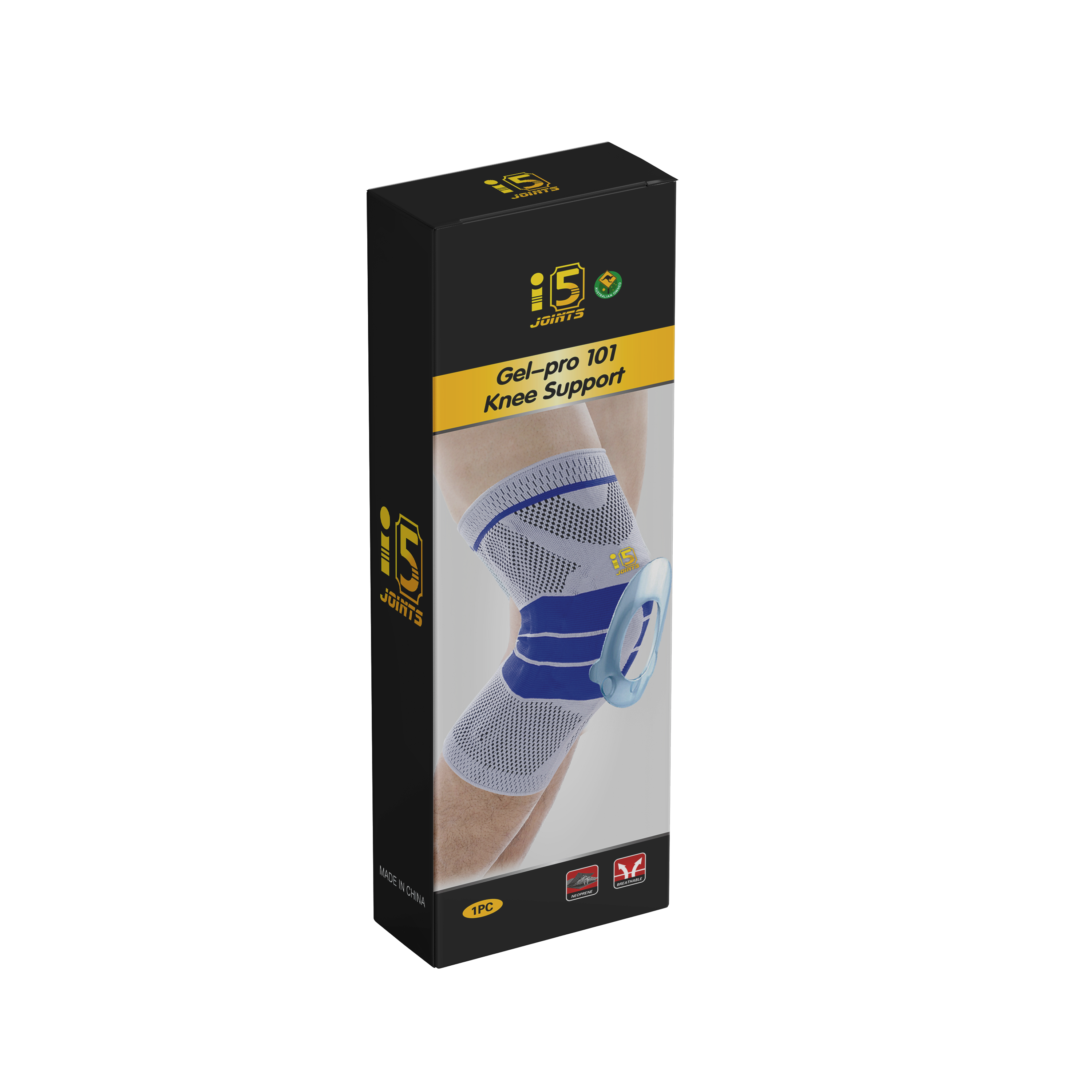 I5Joints Gel-Pro 101 Knee Support Protector , Compression Sleeve Support with Patella Gel Pad & Side Sprin Medical Grade Knee Protector I5Joints Gel-Pro 101 Knee Support Protector , Compression Sleeve Support with Patella Gel Pad & Side Sprin Medical Grade Knee Protector